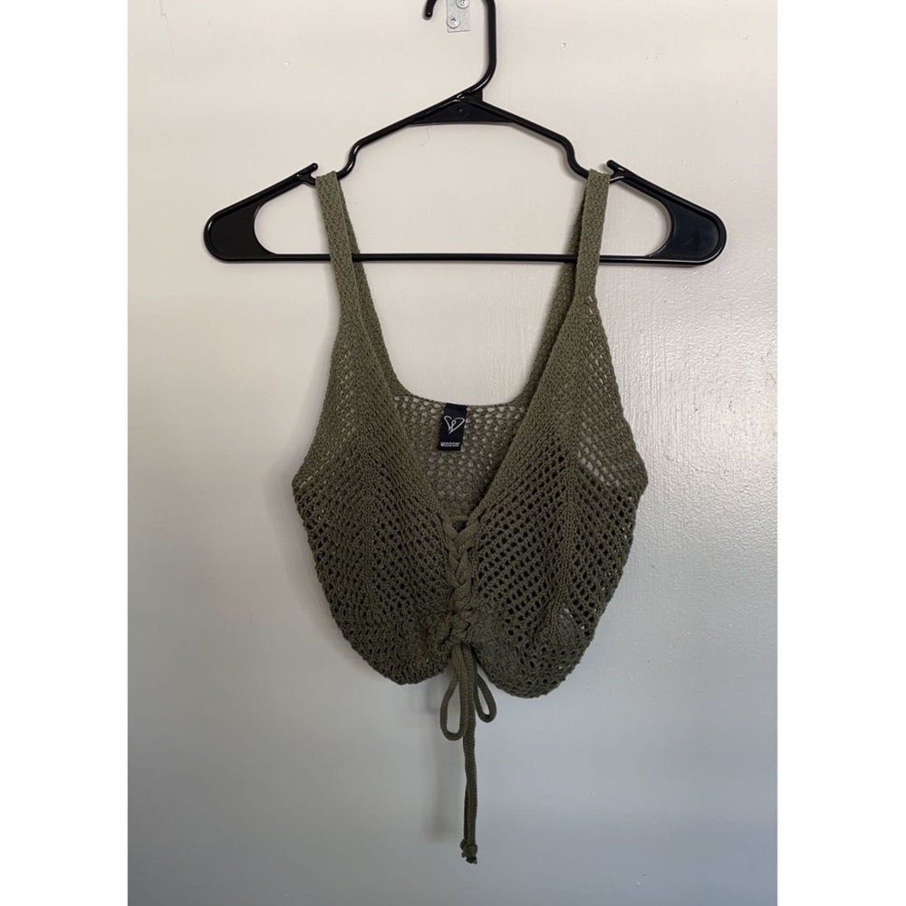 Windsor bathing suit coverup crop top.